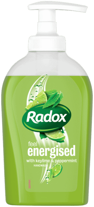 Radox Feel Energised Keylime and Peppermint Cleansing Hand Wash Soap 300ml