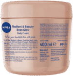 Nivea Radiant & Beauty Even Glow Body Cream 400ml