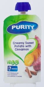 Purity From 7 Months Creamy Sweet Potato with Cinnamon Veggi 110ml
