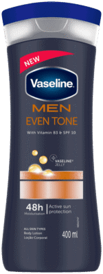 Vaseline MEN Men Even Tone Moisturizing Body Lotion for All Skin Types 400ml