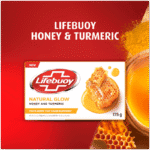 Lifebuoy Natural Glow Honey and Turmeric Hygiene Soap Bar 175g