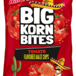 Willards Big Korn Bites Tomato Flavoured Maize Chips 120g