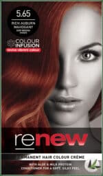 Renew Rich Auburn Mahogany Permanent Hair Colour Creme 50ml