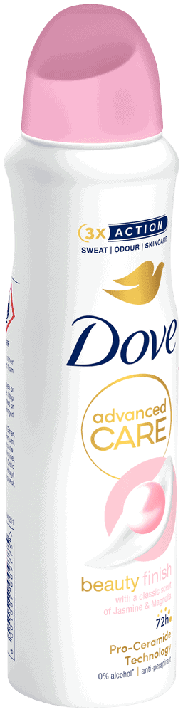 Dove Advanced Care Beauty Finish Anti-Perspirant Body Spray 150ml