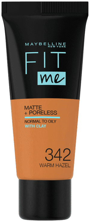 Maybelline Fit Me Warm Hazel Matte & Poreless Foundation 30ml
