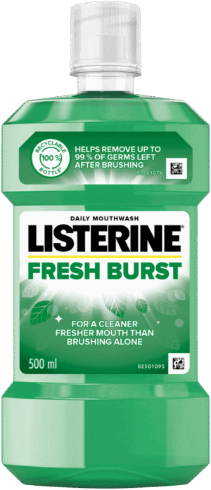 Listerine Fresh Burst Daily Mouthwash 500ml