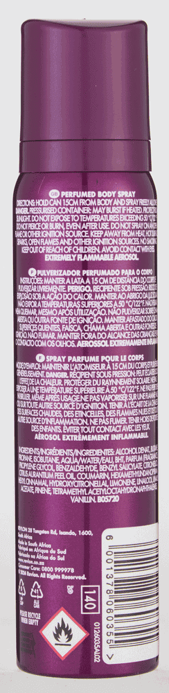 Revlon Love That Velvet Perfumed Body Spray 90ml