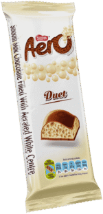 Nestlé Aero Duet Milk Chocolate Slab 85g
