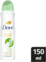 Dove Advanced Care Go Fresh Cucumber & Green Tea Go Fresh Anti-Perspirant Body Spray 150ml