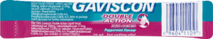 Gaviscon Double Action Peppermint Flavour Antacid Liquid 10ml