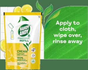 Handy Andy Cleanboost Lemon Multipurpose Cleaning Cream Refill 750ml