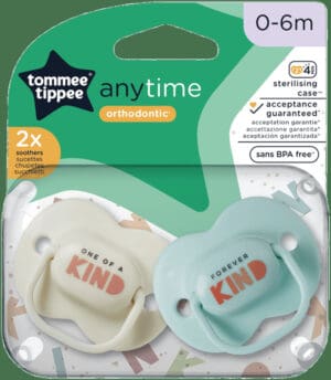 Tommee Tippee Anytime Orthodontic Soothers 2pk