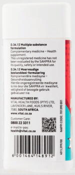 Vital Kids Multivitamin Raspberry Flavour A-Z Multivitamin Chewable Tablets 60pk