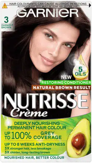 Garnier Nutrisse Créme Darkest Brown Permanent Hair Colour 1s