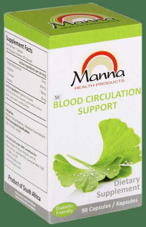 Manna Blood Circulation Support Dietary Supplement Capsules 90pk