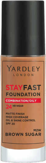 Yardley Stayfast Brown Sugar SPF 20 24HR Foundation 30ml