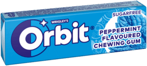 Wrigley's Orbit Peppermint Flavoured Sugarfree Chewing Gum 14g