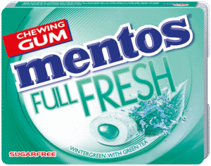 Mentos Wintergreen with Green Tea Chewing Gum 8pk