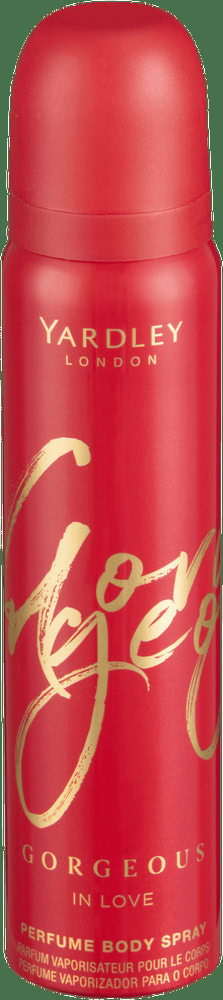 Yardley Gorgeous In Love Perfume Body Spray 90ml