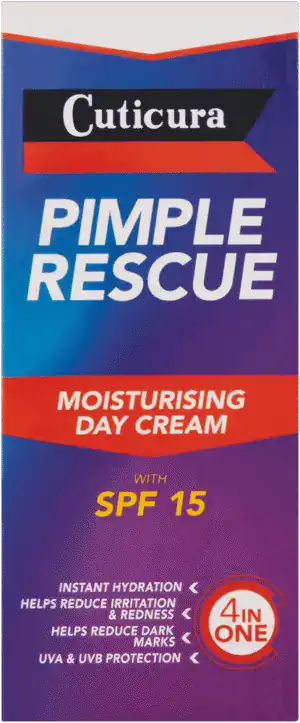 Cuticura Pimple Rescue SPF 15 Moisturising Day Cream 100ml