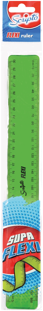 Scripto Assorted Flexi Ruler 1s
