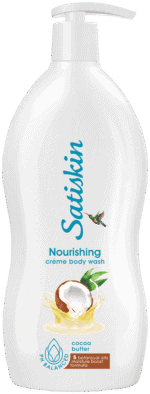 Satiskin Cocoa Butter Crème Body Wash 1L
