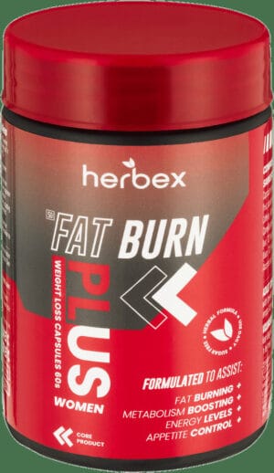Herbex Fat Burn Plus Weight Loss Capsules for Women 60pk