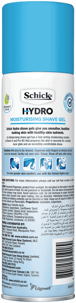 Schick Hydro Moisturising Shave Gel 198g