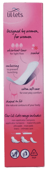 Lil-lets SmartFit Scented Pantyliners 16s