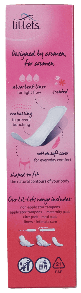 Lil-lets SmartFit Scented Pantyliners 16s