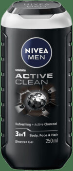 Nivea MEN Active Clean 3-in-1 Shower Gel 250ml