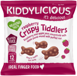 Kiddylicious Raspberry Crispy Tiddlers 12g