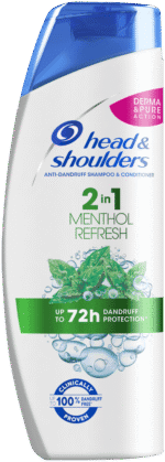 Head & Shoulders Menthol Refresh 2-in-1 Anti-Dandruff Shampoo & Conditioner 600ml