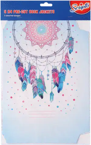 Scripto A4 Pre-Cut Book Jackets 5s