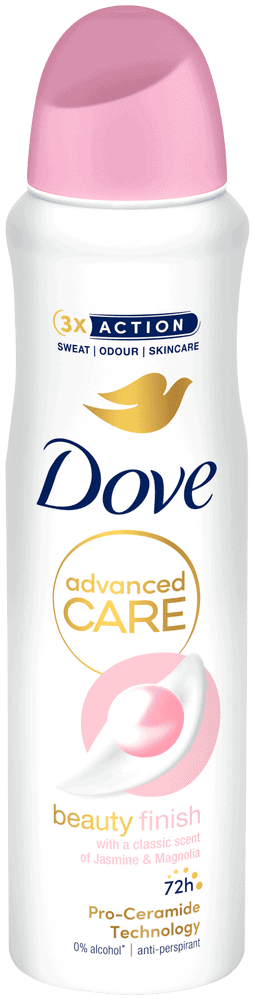 Dove Advanced Care Beauty Finish Anti-Perspirant Body Spray 150ml