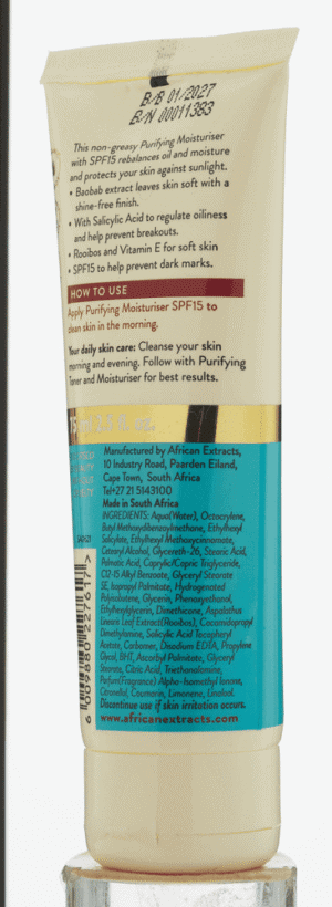 African Extracts Rooibos Purifying SPF 15 Triple Action Moisturiser 75ml