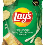 Lay's Spring Onion & Cheese Flavoured Potato Chips 120g