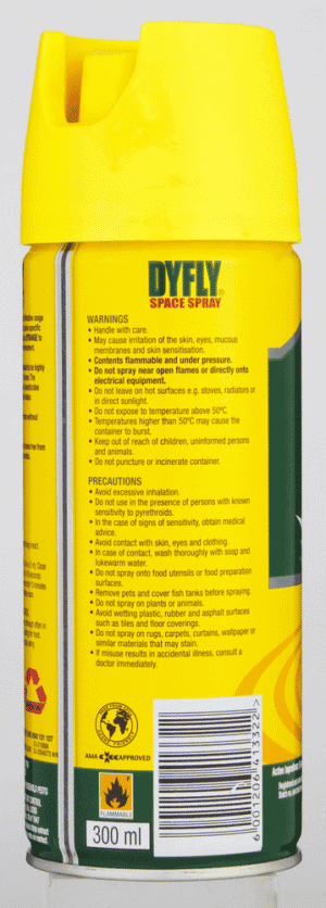 Dyrange Dyfly Flying Insects Insecticide Space Spray 300ml