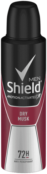 Shield Men Dry Musk Anti-Perspirant Deodorant Spray 150ml