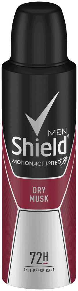 Shield Men Dry Musk Anti-Perspirant Deodorant Spray 150ml