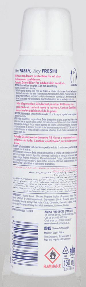 Shower To Shower Fresh Dawn Deodorant Body Spray 150ml