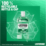 Listerine Total Care Fresh Mint Fluoride Mouthwash 500ml