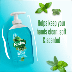 Radox Feel Active Basil and Sage Cleansing Hand Wash Soap 300ml