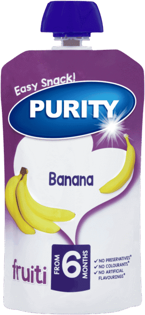 Purity From 6 Months Banana Fruiti 110ml