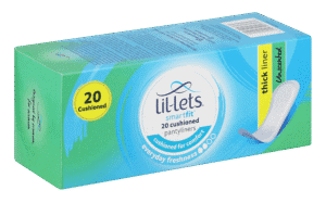 Lil-lets SmartFit Unscented Thick Pantyliners 20pk