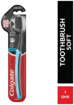 Colgate SlimSoft Ultra Soft Charcoal Toothbrush 1s