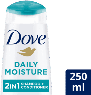 Dove Daily Moisture 2-in-1 Shampoo & Conditioner 250ml