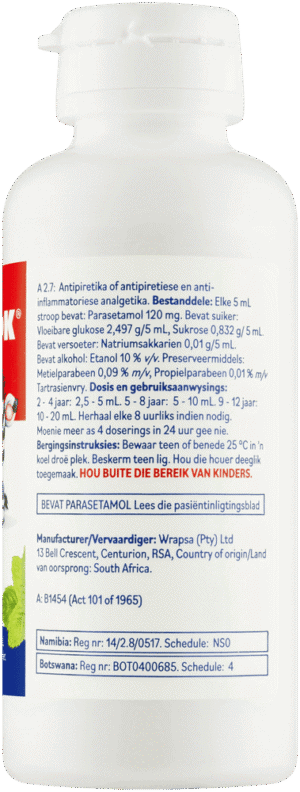 Painblok Peppermint Pain & Fever Relief Syrup 100ml