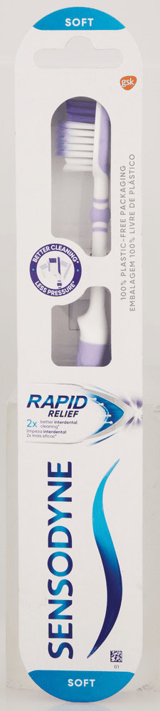 Sensodyne Rapid Relief Soft Toothbrush 1s