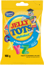 Beacon Jelly Tots Alphabet Fruity Flavoured Jellies 100g